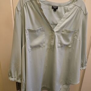 Torrid Women's Soft Mint Blouse